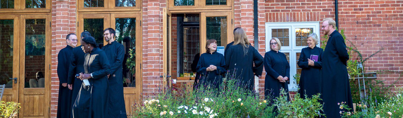 Deacons during the retreat