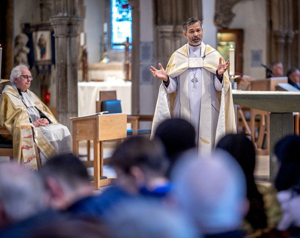 Bishop John leaving service