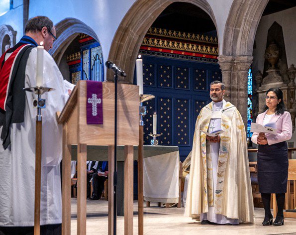 Bishop John leaving service
