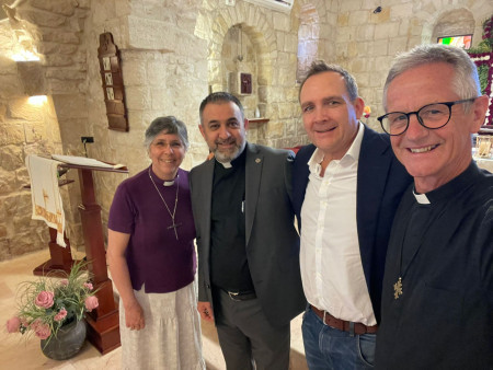 Bishop Guli at St Andrew's Ramallah