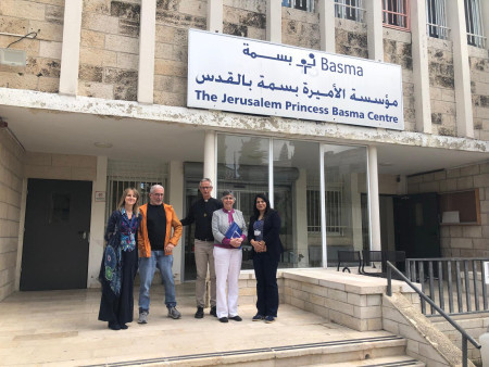 Bishop Guli visits the Jerusalem Princess Basma Centre