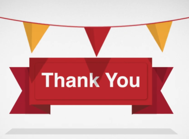 Thank you screenshot