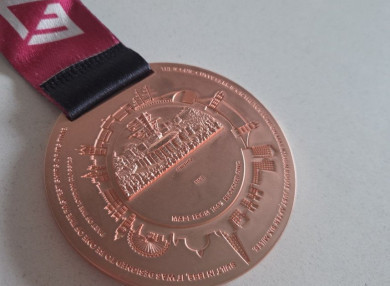 Rod's London Marathon medal