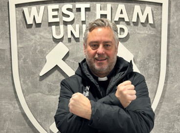 The Revd Philip Wright, Chaplain of West Ham United Football Club