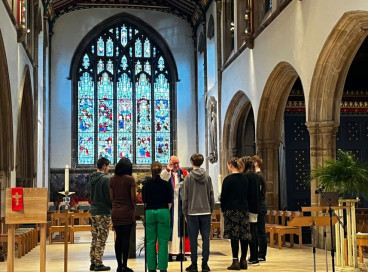 young leaders service in the Cathedral 