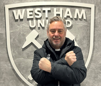 The Revd Philip Wright, Chaplain of West Ham United Football Club