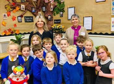 Bishop Guli at All Saints, Fordham Primary