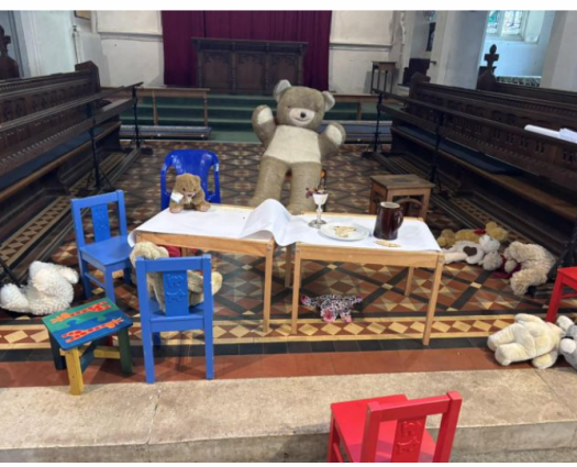 Teddy bear holy communion