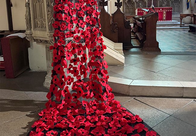 Poppies at St Edwards Romford
